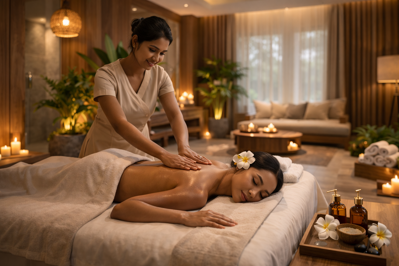 Premium Balinese Massage at 4M Salon and Spa Chennai
